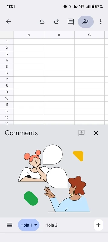 Google Sheets — captura de tela 7